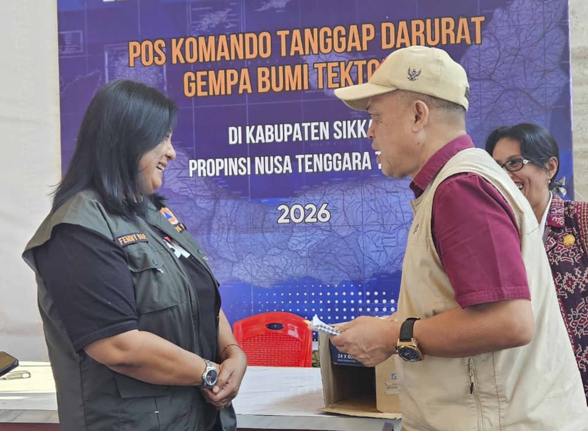 Bersama Sekda Margaretha Movaldes (Femmy Bapa) Da Maga Bapa